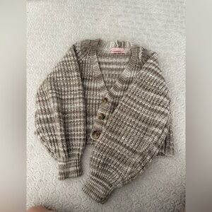 Urban Outfitters Brown Checkered Cardigan